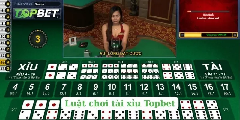Luật chơi tài xỉu Topbet