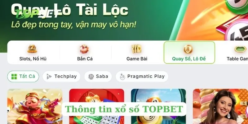 Thông tin xổ số TOPBET